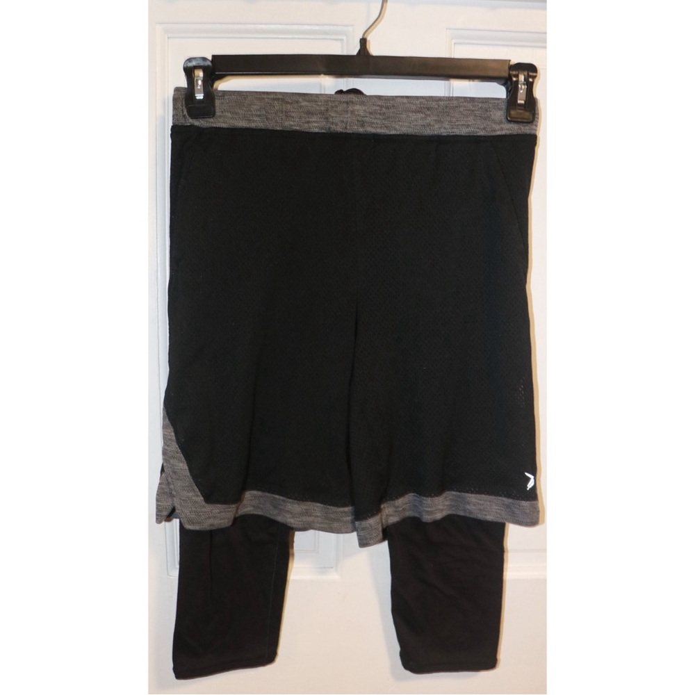 Old Navy Black and Gray Active Boys Shorts